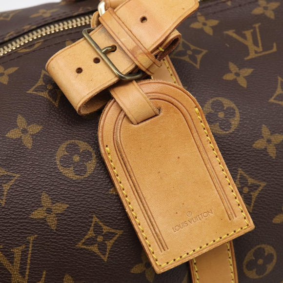 LOUIS VUITTON Monogram Keepall Bandouliere55 Boston Bag M41414 LV Auth 209443V