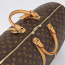 LOUIS VUITTON Monogram Keepall Bandouliere55 Boston Bag M41414 LV Auth 209443V-6