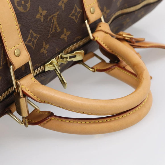 LOUIS VUITTON Monogram Keepall Bandouliere55 Boston Bag M41414 LV Auth 209443V