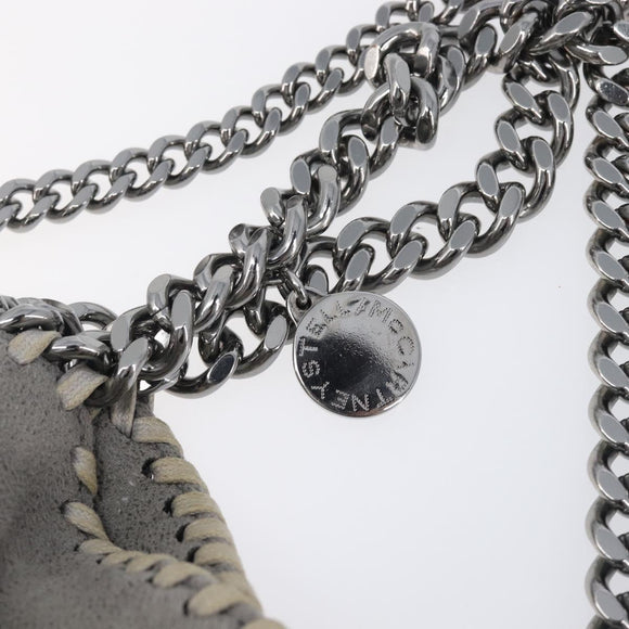 Stella McCartney Falabella Bag Polyester Gray Silver 371223 Auth 209444V