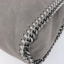 Stella McCartney Falabella Bag Polyester Gray Silver 371223 Auth 209444V-14