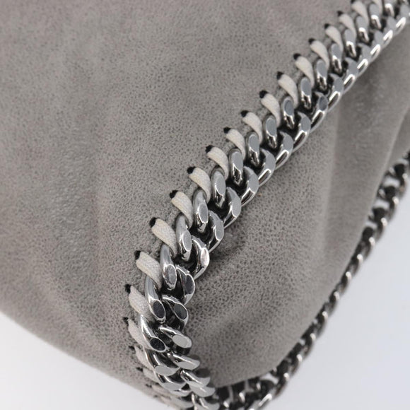 Stella McCartney Falabella Bag Polyester Gray Silver 371223 Auth 209444V