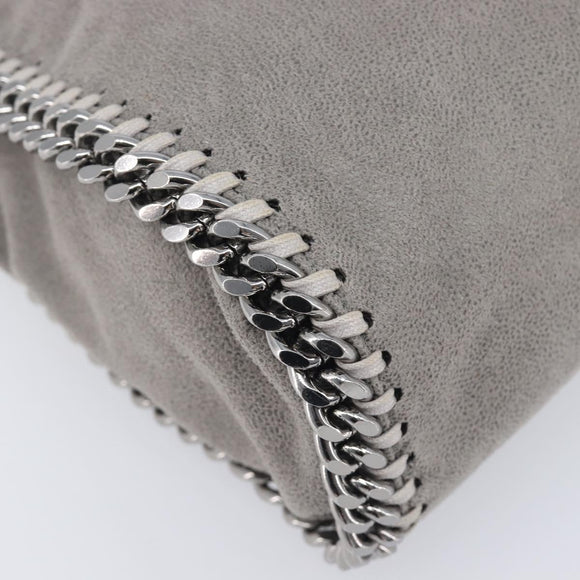 Stella McCartney Falabella Bag Polyester Gray Silver 371223 Auth 209444V