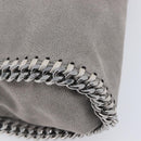Stella McCartney Falabella Bag Polyester Gray Silver 371223 Auth 209444V-17