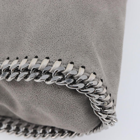 Stella McCartney Falabella Bag Polyester Gray Silver 371223 Auth 209444V