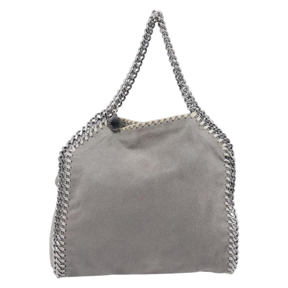 Stella McCartney Falabella Bag Polyester Gray Silver 371223 Auth 209444V