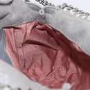 Stella McCartney Falabella Bag Polyester Gray Silver 371223 Auth 209444V-21