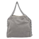 Stella McCartney Falabella Bag Polyester Gray Silver 371223 Auth 209444V-3