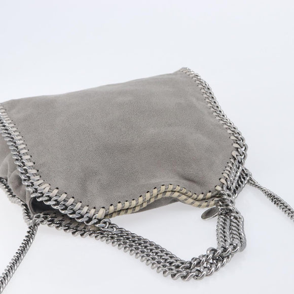 Stella McCartney Falabella Bag Polyester Gray Silver 371223 Auth 209444V