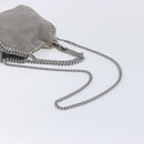 Stella McCartney Falabella Bag Polyester Gray Silver 371223 Auth 209444V-9