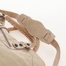 Balenciaga The City Hand Bag Leather 2way Beige 115748 Auth 209446V-14