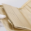 CHANEL Icon line Long Wallet Patent leather Gold CC Auth 209452V-20