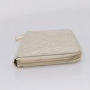 CHANEL Icon line Long Wallet Patent leather Gold CC Auth 209452V-5