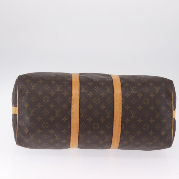 LOUIS VUITTON Monogram Keepall Bandouliere 50 Boston Bag M41416 LV Auth 209457V