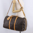 LOUIS VUITTON Monogram Keepall Bandouliere 50 Boston Bag M41416 LV Auth 209457V-25