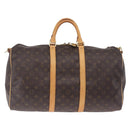 LOUIS VUITTON Monogram Keepall Bandouliere 50 Boston Bag M41416 LV Auth 209457V-3