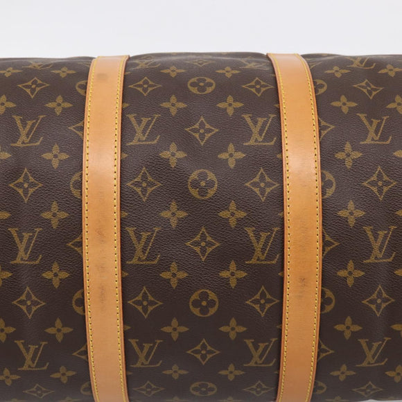 LOUIS VUITTON Monogram Keepall Bandouliere 50 Boston Bag M41416 LV Auth 209460V