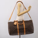 LOUIS VUITTON Monogram Keepall Bandouliere 50 Boston Bag M41416 LV Auth 209460V-29