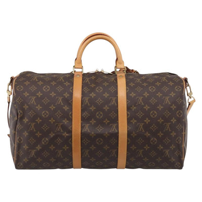 LOUIS VUITTON Monogram Keepall Bandouliere 50 Boston Bag M41416 LV Auth 209460V - 0