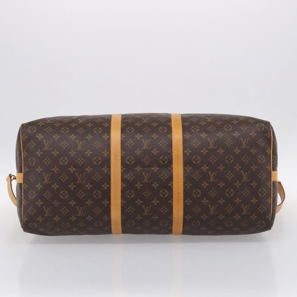LOUIS VUITTON Monogram Keepall Bandouliere 60 Boston Bag M41412 LV Auth 209463V