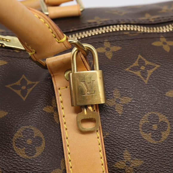 LOUIS VUITTON Monogram Keepall Bandouliere 60 Boston Bag M41412 LV Auth 209463V