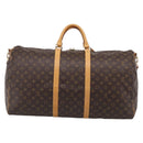 LOUIS VUITTON Monogram Keepall Bandouliere 60 Boston Bag M41412 LV Auth 209463V-3