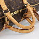 LOUIS VUITTON Monogram Keepall Bandouliere 60 Boston Bag M41412 LV Auth 209463V-7