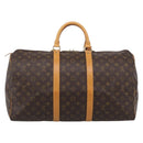 LOUIS VUITTON Monogram Keepall 50 Boston Bag M41426 LV Auth 209464V-2