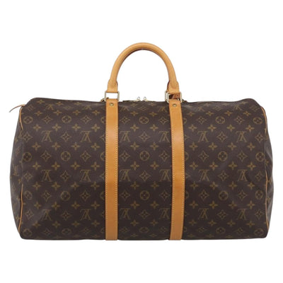 LOUIS VUITTON Monogram Keepall 50 Boston Bag M41426 LV Auth 209464V - 0