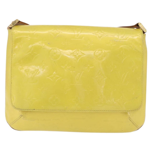 LOUIS VUITTON Monogram Vernis Thompson Street Bag Gris M91008 LV Auth 209466