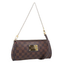 LOUIS VUITTON Damier Ebene Eva Shoulder Bag N55213 LV Auth 209468-1