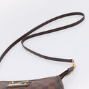 LOUIS VUITTON Damier Ebene Eva Shoulder Bag N55213 LV Auth 209468-10