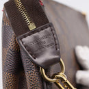 LOUIS VUITTON Damier Ebene Eva Shoulder Bag N55213 LV Auth 209468-19