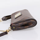LOUIS VUITTON Damier Ebene Eva Shoulder Bag N55213 LV Auth 209468-4