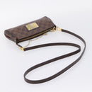 LOUIS VUITTON Damier Ebene Eva Shoulder Bag N55213 LV Auth 209468-9