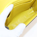 LOUIS VUITTON Monogram Chain Pochette Mask PM Bag Yellow M50127 LV Auth 209469V-21