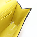 LOUIS VUITTON Monogram Chain Pochette Mask PM Bag Yellow M50127 LV Auth 209469V-22