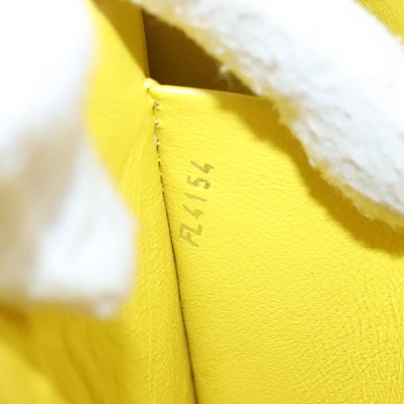 LOUIS VUITTON Monogram Chain Pochette Mask PM Bag Yellow M50127 LV Auth 209469V