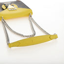 LOUIS VUITTON Monogram Chain Pochette Mask PM Bag Yellow M50127 LV Auth 209469V-7