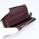 CHANEL Matelasse Card Case Lamb Skin Black Gold CC Auth 209470SAM-9