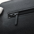 CHANEL Matelasse Chain Shoulder Wallet Caviar Skin Black Gold CC Auth 209472SAM-17