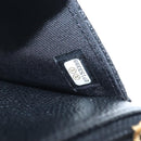 CHANEL Matelasse Chain Shoulder Wallet Caviar Skin Black Gold CC Auth 209472SAM-25