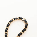 CHANEL Matelasse Chain Shoulder Wallet Caviar Skin Black Gold CC Auth 209472SAM-8