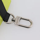 LOUIS VUITTON Square Pouch Color Blocks Charm Leather Gray M00739 Auth 209473M-8