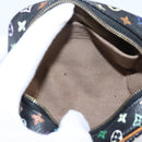 LOUIS VUITTON Monogram Multicolor Trousse Wapity Pouch Black M58034 Auth 209474-16