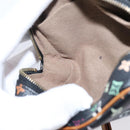 LOUIS VUITTON Monogram Multicolor Trousse Wapity Pouch Black M58034 Auth 209474-18