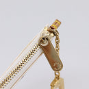 LOUIS VUITTON Monogram Multicolor Pochette Cles Purse White M92655 Auth 209476M-13
