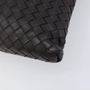Bottega Veneta INTRECCIATO Shoulder Bag Leather Brown Auth 209481V-11