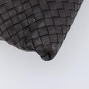 Bottega Veneta INTRECCIATO Shoulder Bag Leather Brown Auth 209481V-12