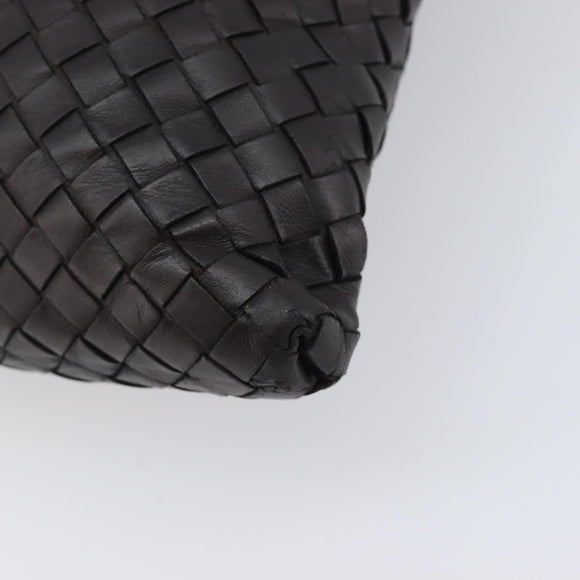 Bottega Veneta INTRECCIATO Shoulder Bag Leather Brown Auth 209481V